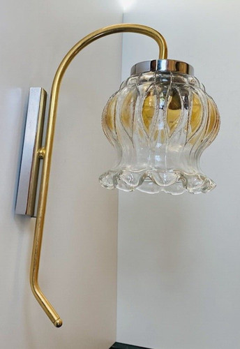 Ancienne applique tulipe - tulipe, en
