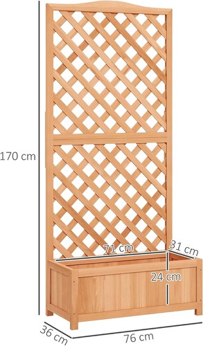Jardinière treillis pied - treillis,