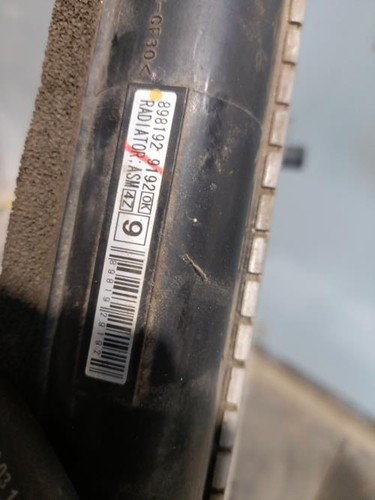 Radiateur eau isuzu - isuzu, 2