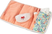 LILLIPUTIENS FLOWERS CHANGING MAT SET  FROM BIRTH  NEW ON CARD