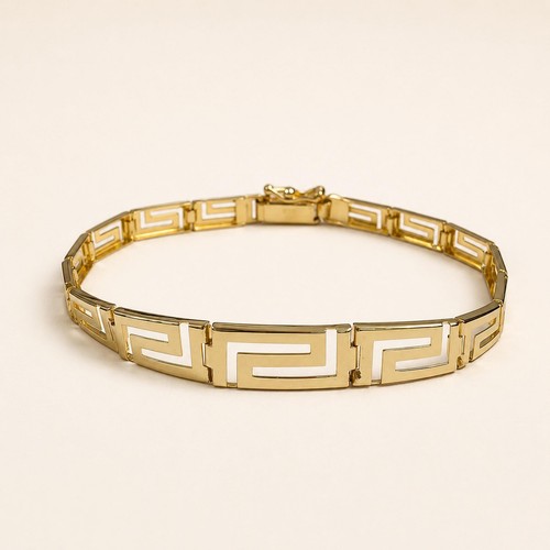 Bracelet clé grecque méandre