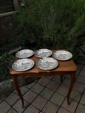 Lot 5 assiettes dessert