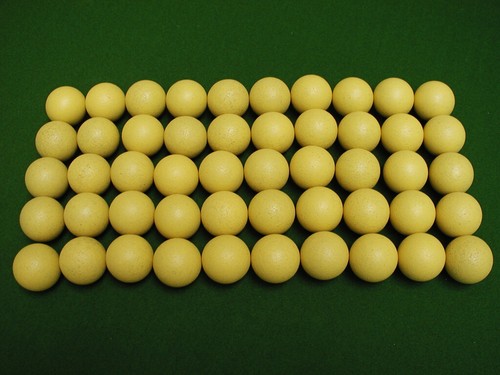 Balles baby foot - foot, jaune