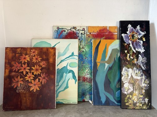 Lot tableaux peintures sur - tableaux/peintures,
