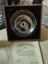 Assiette en argent sterling