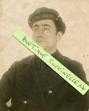 Militaire PHoto soldat Henri  voir dos né 1921 Béret ancre Marine