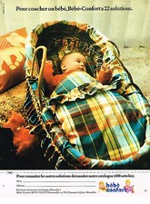 ADVERTISING 074 1973 BEBE-COMFORT le couffin