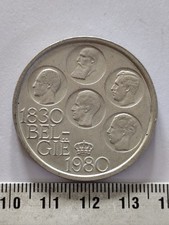 PIECE 500 FRANCS BELGIQUE 1980 150 ans d'indépendance de la Belgique Ref22384J