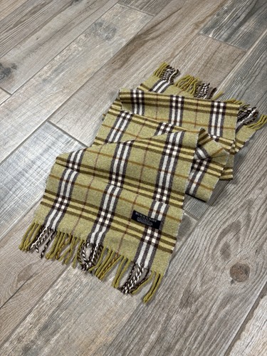 écharpe burberry vert - écharpe,