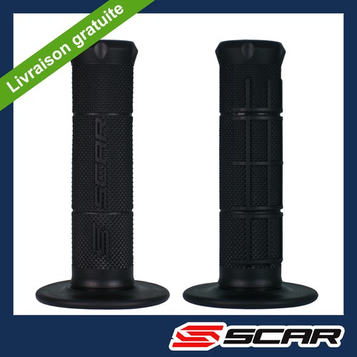 Poignee guidon noir moto - noir,