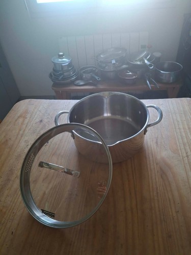Faitout inox 24cm - inox,