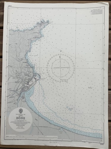 Carte marine port - de, bÔne