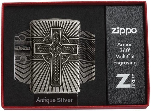 Zippo celtic cross armor - celtic,