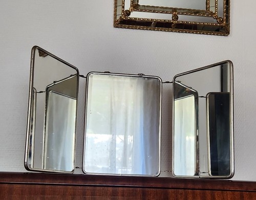 Ancien miroir barbier - ancien,