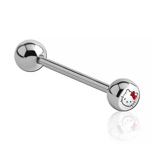 Barbell langue acier - , boule