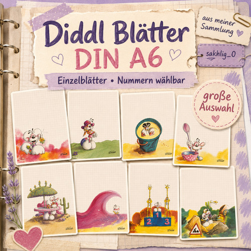 Diddl sheets single - a6,