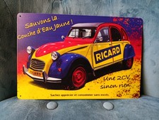 Plaque métal Ricard 20x30cm