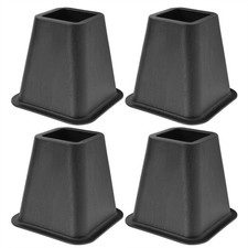 Noir Meubles Élévateurs Ensemble De 4 Pour Bed Chair Table De Bureau