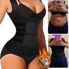 Women Waist Trainer Neoprene Sauna Sweat Vest Tummy Control Sports Body Shaper