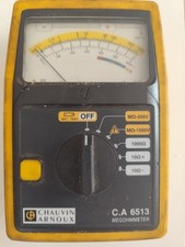 Mégohmmètre Chauvin Arnoux