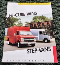 1986 Chevrolet Aluminum Hi-Cube & Step Van Delivery Truck Original Brochure