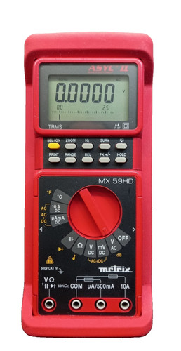 Multimètre métrix 59hd - mx,