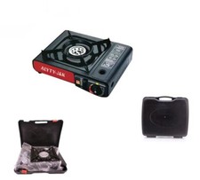 Petit Fourneau Portable De Camping A Gaz Cuisine Voyage Avec Porte-Documents Cir