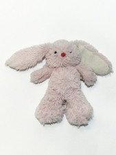 Doudou peluche lapin rose
