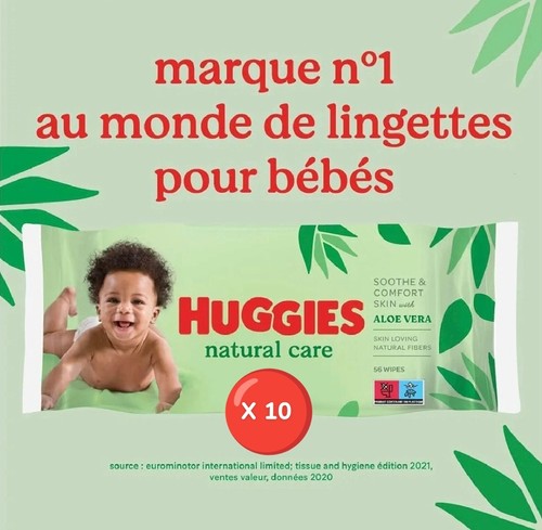 Lingettes bébé huggies - ,