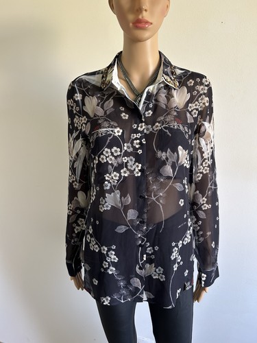 Blouse chemise transparente - , à