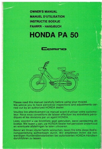 Honda pa50 camino owners - honda,