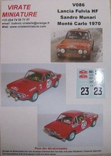 V086 LANCIA FULVIA HF RALLYE