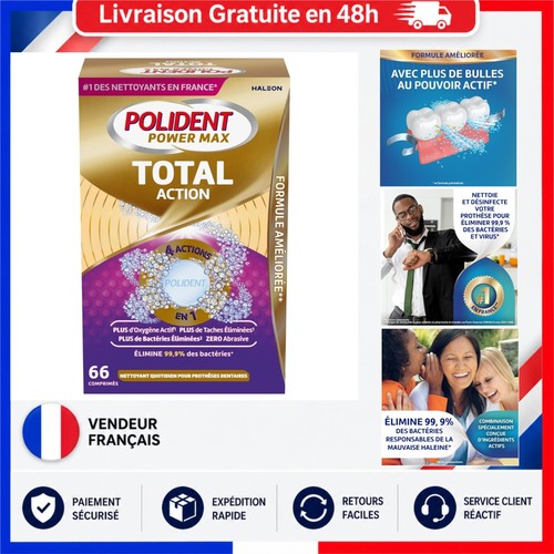 Polident power max nettoyant - polident,