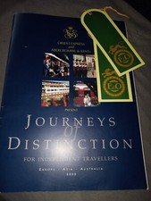 Orient Express 2002 Brochure For All Destinations And Tags