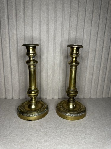Ancienne paire bougeoirs - paire, de