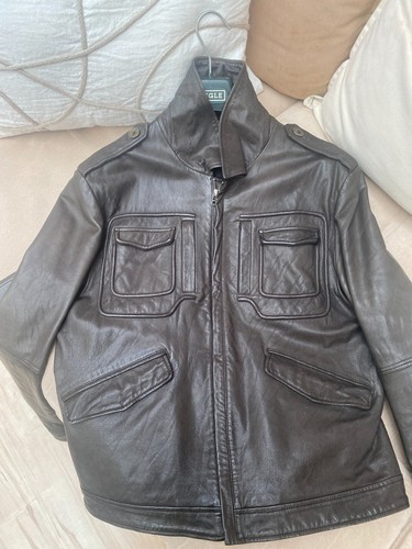 Blouson cuir marron devred - blouson,