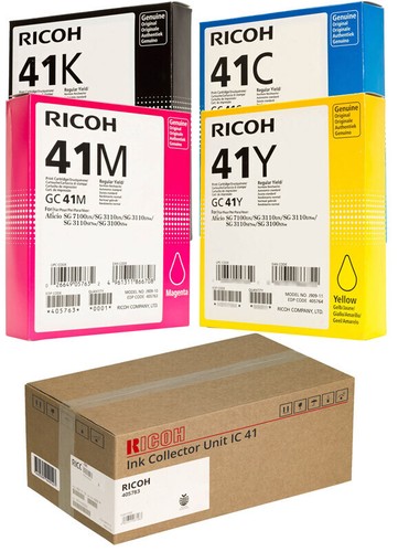 Ricoh gel cartouches - gel,