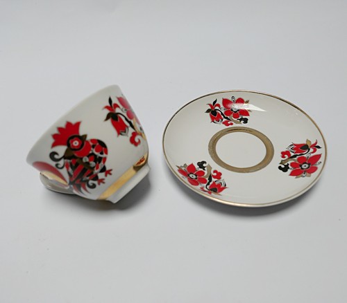 Tasse porcelaine années 90 - porcelaine,