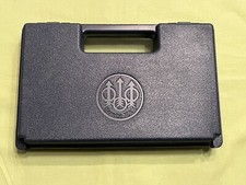 USED ORIGINAL BERETTA 92FS BLUE PLASTIC CASE STORAGE BOX USA 96 92 COMPACT FULL