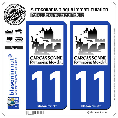Blason plaque auto 11 - auto, |