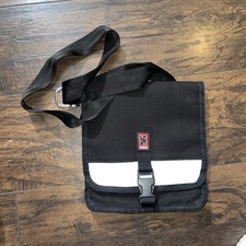 Chrome Messenger shoulder Bag Black White Colorway