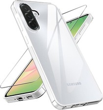 TRANSPARENT COVER + TEMPERED GLASS FILM FOR SAMSUNG GALAXY A56 5G CASE