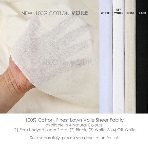 Tissu voile coton pour la - voile,