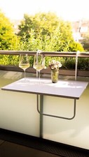 Table De Jardin Pliable Blanche Pour Balcon