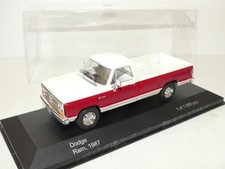 DODGE RAM 1987 Blanc et Rouge