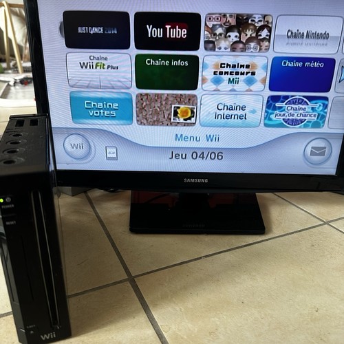Console nintendo wii noire - console,