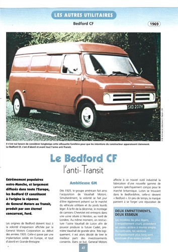 Fiche bedford - cf, &