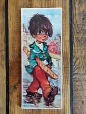 Poulbot sur bois Moulin Rouge