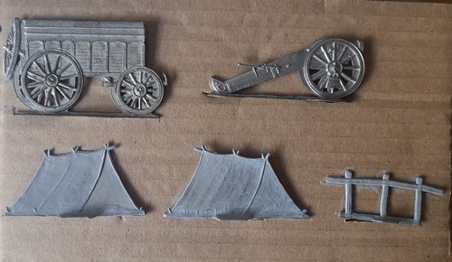 Plat étain figurines - plat, .