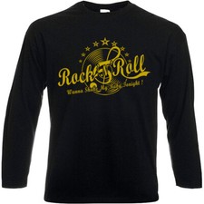 T-Shirt à manches longues - ROCK'N'ROLL - Retro 60's Fifties Rockabilly 50's